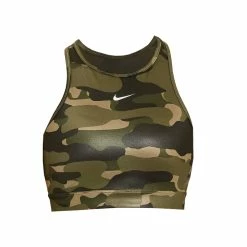 Nike Women's Dri-FIT High Neck Swoosh Sports Bra