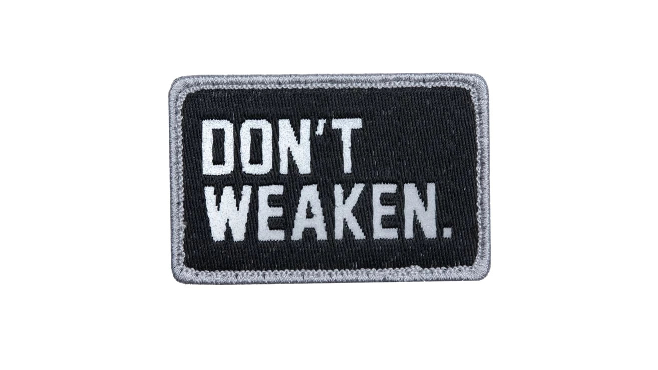 Rogue Fitness Don't Weaken Reflective Patch