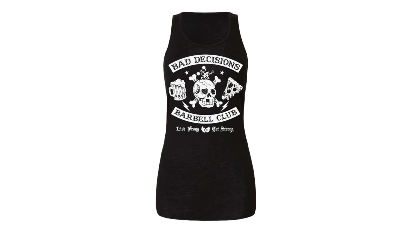Dustbone Bad Decisions Barbell Club Women's Tank