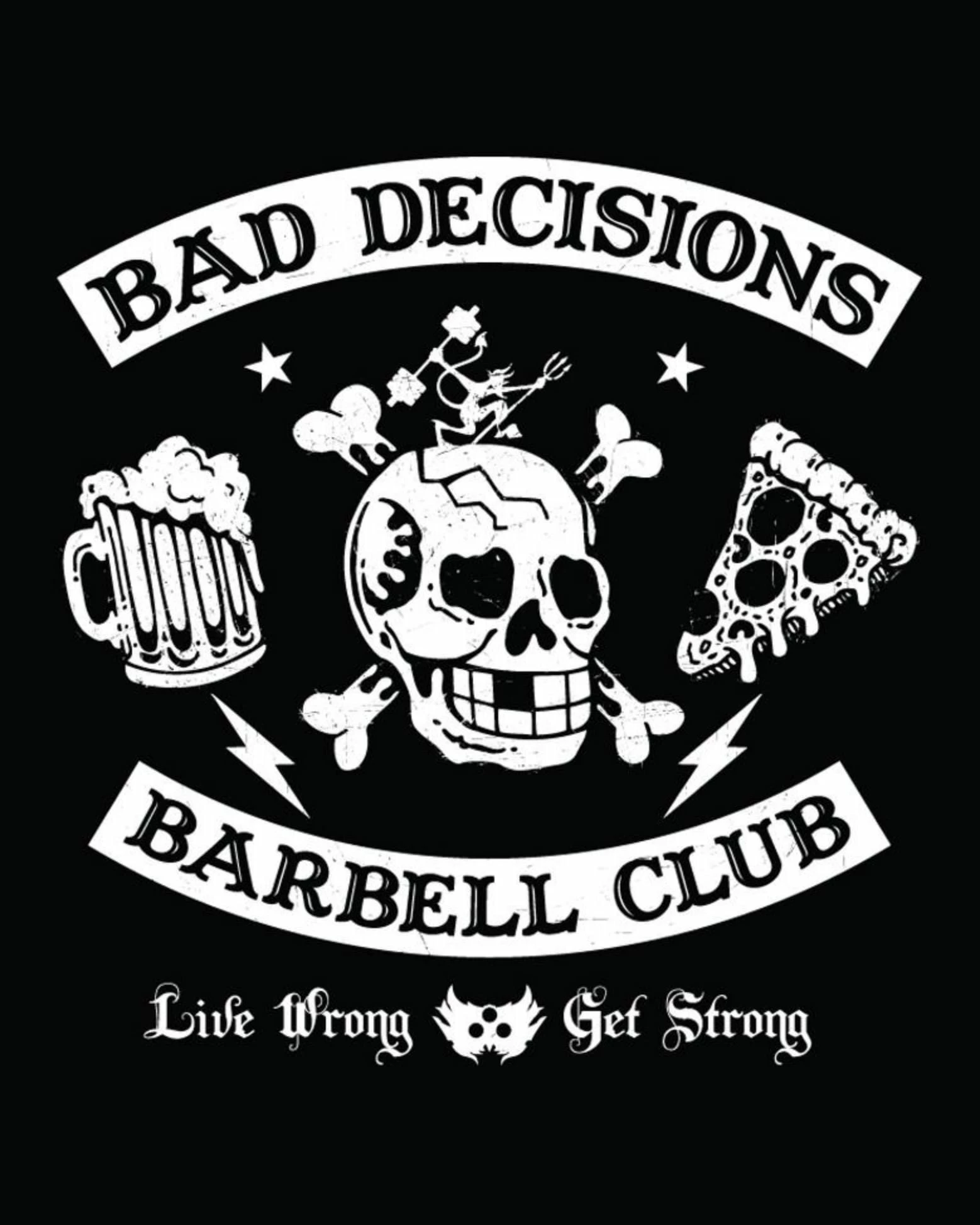 Dustbone Bad Decisions Barbell Club Women's Tank - Image 2