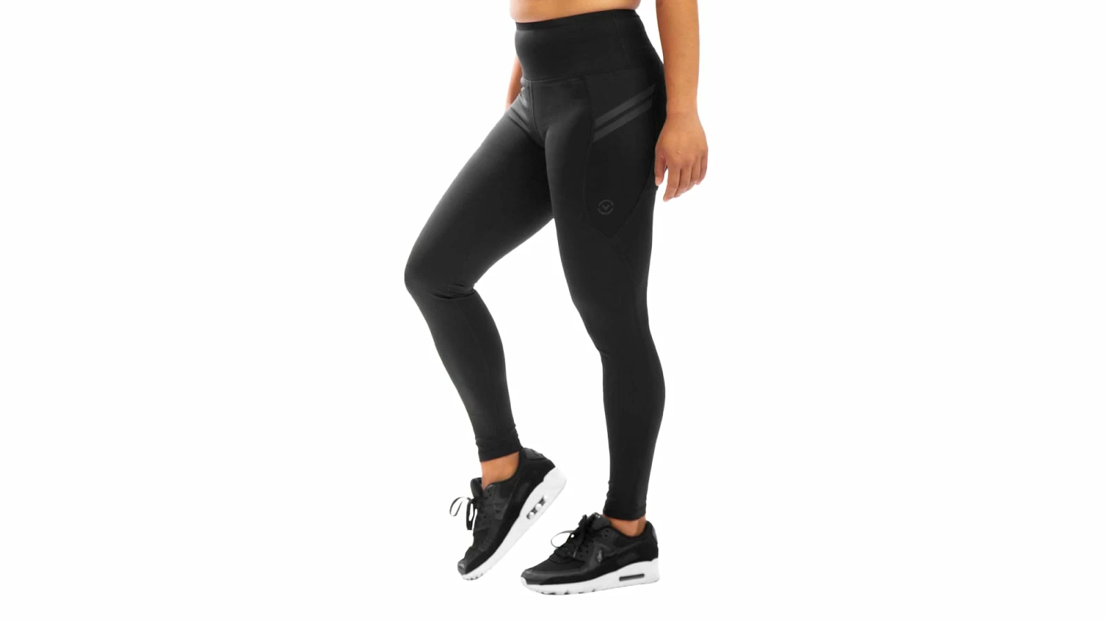 VIRUS Women's Compression Pants - Black/Black - Image 2