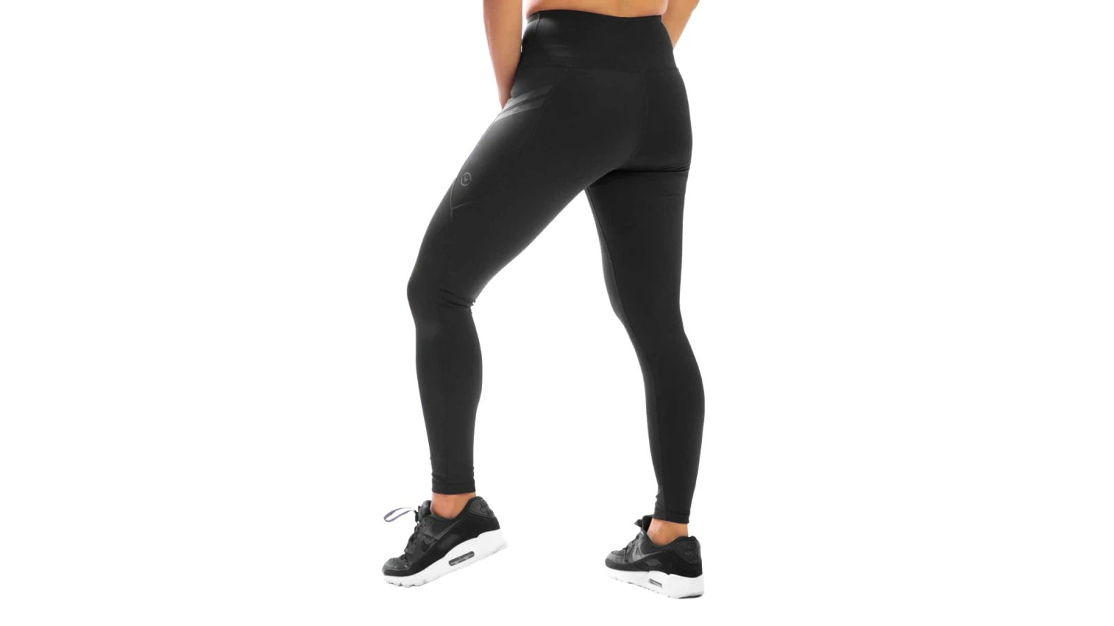 VIRUS Women's Compression Pants - Black/Black - Image 4
