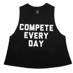 Compete Every Day Women's Racerback Crop Tank